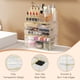 thumbnail image 4 of Organizador de maquillaje Delamu con 6 cajones para tocador y baño, transparente, 4 of 8