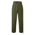 thumbnail image 5 of HCNTES Men's Drawstring Cargo Pants Athletic-Fit Casual Work Joggers Sweatpants Lightweight Outdoor Trousers(Green,S), 5 of 5