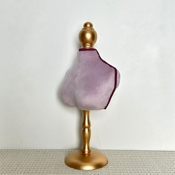 Expositor de busto para collares, soporte para exhibición de busto de joyería, maniquí estable para collares, para centros comerciales, tiendas Con base