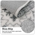 thumbnail image 3 of Vintage Bathroom Runner Rug Gray Non-Slip Soft Long Bathroom Rugs Machine Washable Oriental Persian Bath Mat Traditional Farmhouse Floral Floor Mats for Sink Shower Bathtub, 18x47 inch, 3 of 6