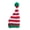 M, variant on Crochet Christmas Santa Caps with Stripe Formal Event Santa Hats Festival Props Furry Warm Hat for Holiday Gathering Party