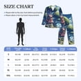 thumbnail image 4 of Fotbe Fantasy Treehouse Planet Scene Pijama de Hombre con Estampado de Manga Larga, Conjunto de 2 Piezas, Ropa de Dormir Suave y Cómoda con Bolsillos-X-Large, 4 of 7