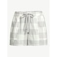 thumbnail image 6 of Joyspun Women's Flannel Sleep Shorts, Sizes XS to 3X, 6 of 6