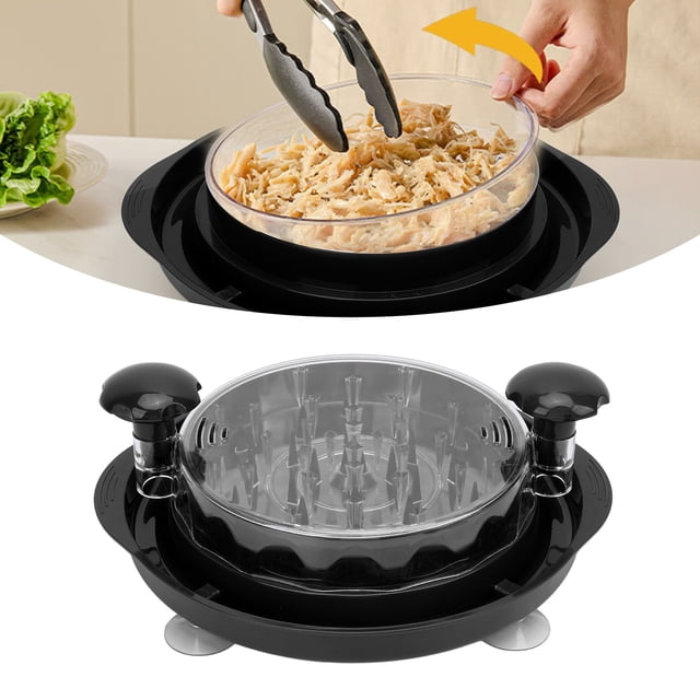 Chicken Shredder, Manual Heat Resistant Chicken Grinder for Home Kitchen Red,Black