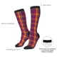 thumbnail image 4 of Balery Orange and Purple Plaid Calcetines novedosos Calcetines deportivos Calcetines hasta la rodilla Calcetines de algodón Calcetines originales y geniales, 4 of 6