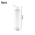 thumbnail image 2 of 5pcs 100ml round shoulder PET plastic flip top bottle, 2 of 5