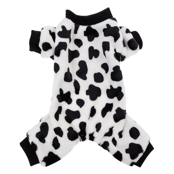 SHISUYAN 1Pack Large Dog Cow Costume with Cow Spot Pattern for Photos and Playtime