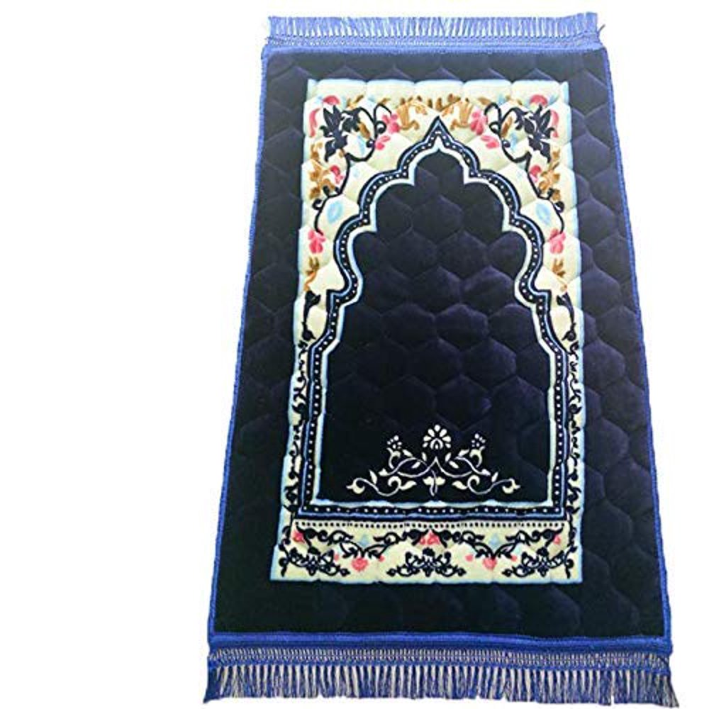 Eid Gift Muslim Prayer Rugs Islam Thick Cotton Fabric Printed Patterns