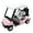 Pink, variant on 1:20 Scale Miniature Metal Golfs Cart Replicas Model with Clubs Cake Toppers Decorative Ornament For Home Office Display