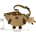 thumbnail image 3 of Jiibva Cute Capybara Gifts Crossbody Sling Bag Backpack Travel Chest Bag Purse Hiking Shoulder Bag for Men Women Gym Climbing Cycling, 3 of 7