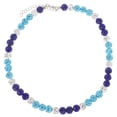 thumbnail image 1 of Collar de béisbol con diamantes de imitación, cadena de cuentas de la colección Bling Ice, joyería para el cuello para hombres, mujeres, niños, niñas y atletas de béisbol., 1 of 8