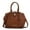 Cognac, variant on MKF Collection Lorena Faux Snake Embossed Vegan Leather Women's Satchel Bag, Elegant Crossbody Purse Handbag by Mia K - Navy