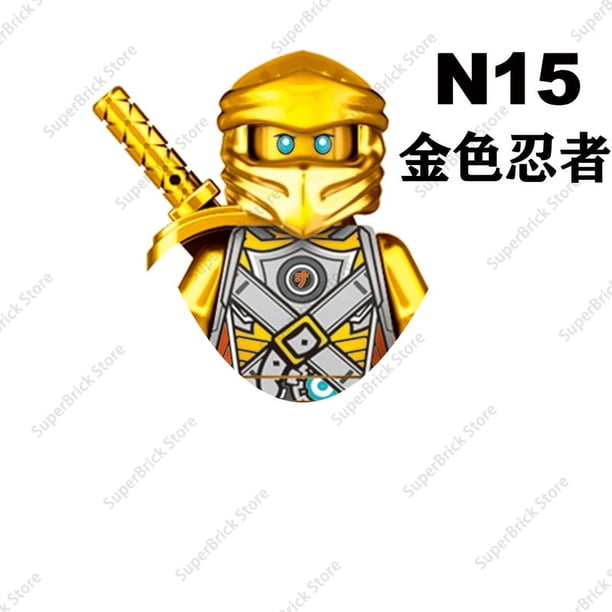 Figuras de acción de Ninja Evil Moro para niños, bloques de construcción, muñecas de mago, juguetes MOC, nuevo modelo de Anime