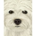 thumbnail image 3 of Fab Funky 12x14 Black Modern Framed Museum Art Print Titled - Westie Big Dog, 3 of 5