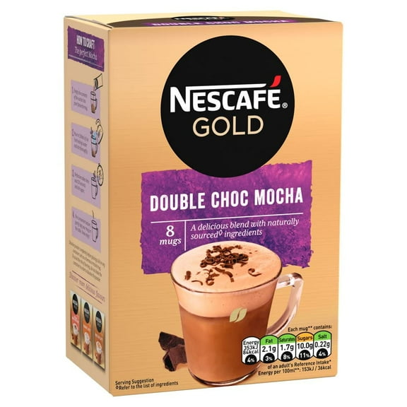 Nestle Gold Instant Coffee - Mocha - 4 boxes x 8 sachets / Box