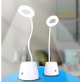 thumbnail image 5 of Lámpara de mesa plegable con protección para los ojos Lámpara de lectura doméstica LED (barril de temperatura de 3 colores + cable USB), 5 of 5