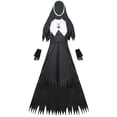 thumbnail image 1 of SEAMEXICO Vestido De La Monja , Anime Fiesta De Halloween Traje S-XL Disfraces De Miedo, 1 of 4
