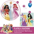 thumbnail image 3 of Disney Princess Birthday Party Supplies Bundle  Disney Princess Plates  Disney Princess Napkins  Disney Princess Decorations Pack for 16, 3 of 4