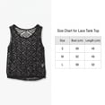 thumbnail image 6 of Women's Sleeveless Openwork Knit Top Lightweight Beach Cover-Up, 6 of 6