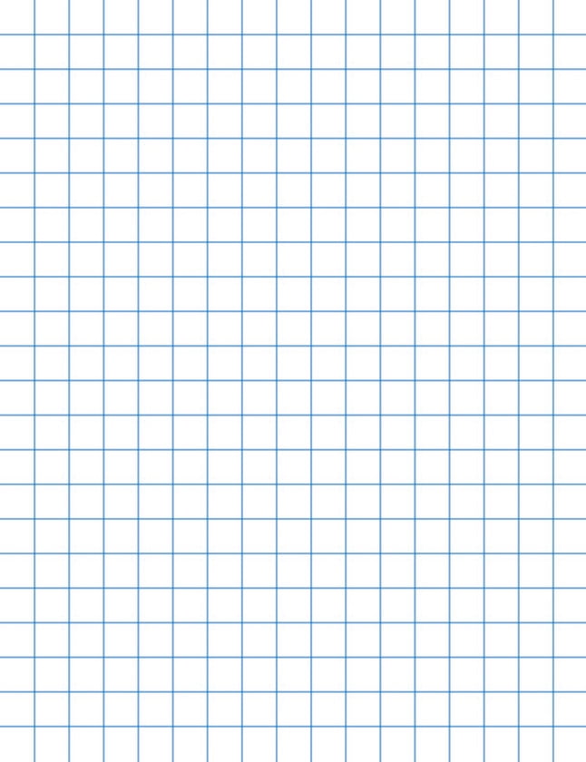 School Smart Graph Paper, 81/2 x 11 Inches, 1/4 Inch Rule, White, Pack