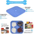 thumbnail image 3 of Almohadilla para lamer perros, 2 alfombrillas para lamer perros, alimentador lento para bocadillos, yogur de mantequilla de maní, reduce el aburrimiento de la ansiedad para el entrenamiento de mascota JFHHH pequeña, 3 of 5