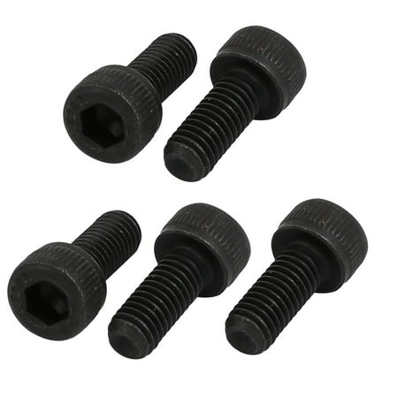 

5pcs M5x12mm 12.9 Grade Hex Socket Cap Left Hand Thread Screw Bolt Black