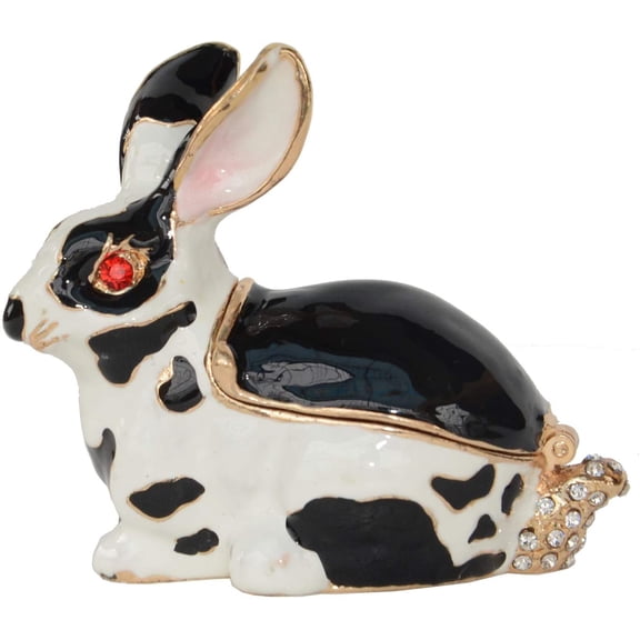 Rabbit Trinket Jewelry Boxes & Organizers Animals & Figures Creative Gift Necklace Holder