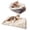 White, variant on kladzum Fashion Dog Bed Kennel Small Pet Puppy Round Bed House Soft Warm Pad, Dog Supplies