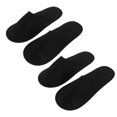 thumbnail image 2 of 2 pares de zapatillas de fieltro cómodas y sin deslizamiento para sauna de spa del hotel y uso de tela de fieltro unisex para hombres y mujeres desechables y portátiles de viajes portátiles, 2 of 8