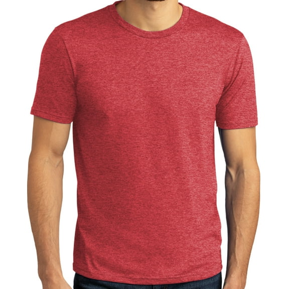 Mens Revolutionary Triblend T-shirt, 4XL Red Frost