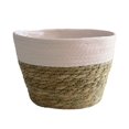 thumbnail image 1 of Storage Basket Plant Pot 10 Inch  Natural Design Hand-woven Indoor Outdoor Decorate Handmade Flowerpot Containers, 1 of 13