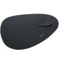 thumbnail image 2 of VIFERR Placemats and Coaster Sets, Nordic Triangular Leather Plate Mat, Heat Insulation Washable Waterproof Table Mats for Home Kitchen Restaurant Hotel(Black), 2 of 8