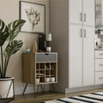 thumbnail image 2 of Concord Beverage Storage Stand, Natural/Black, 2 of 9