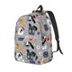 thumbnail image 1 of Disketp Dog Mochila de Lona Estampada, Mochila Escolar de Viaje Ligera para Estudiantes y Portátil-Medium, 1 of 5