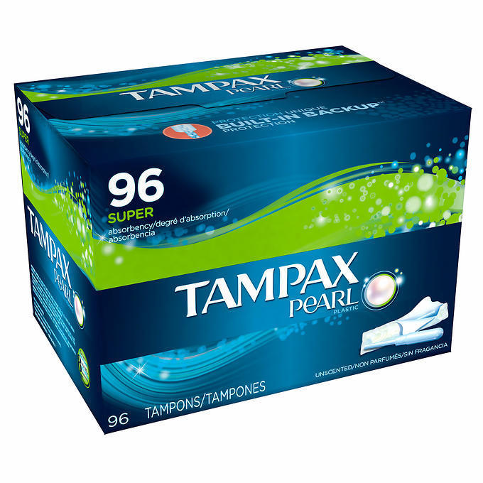 Tampax Pearl Super Tampons Unscented 96 ct