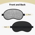thumbnail image 2 of Salouo GlitterSilver Pattern Eye Masks, 1-Pack Sleep Mask Eye Cover Washable Sleeping Eyeshade Block Sleep Shade Cover Light Reduces Traveling Gifts, 2 of 7