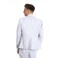 thumbnail image 5 of Linen Suits for Men Casual Wedding Suits Men 3 Piece Suits Groomsmen Tuxedos Summer Beach Prom Set White 6XL, 5 of 7