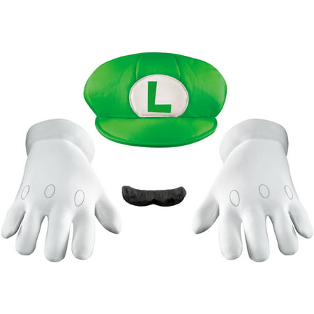 Luigi Accessory Kit Adult Halloween Accessory