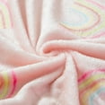 thumbnail image 3 of Mainstays Kids Plush Throw Blanket Rainbow, 3 of 5