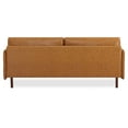 thumbnail image 5 of A&D Home Yucca Camel Faux Leather Modern Sofa, Upholstered Contemporary Couch, 5 of 8