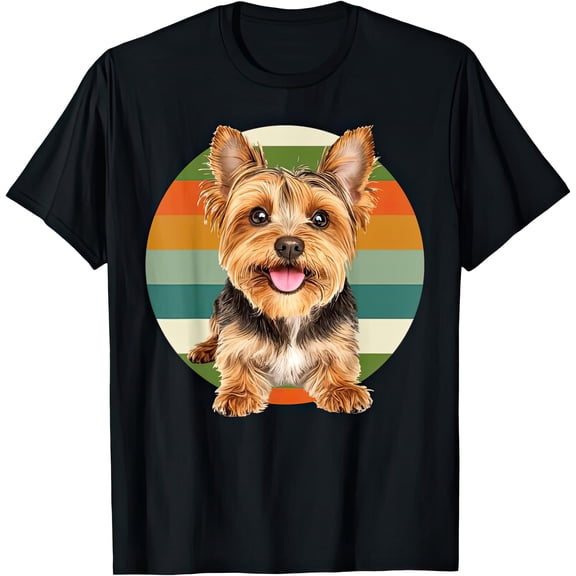 Yorkshire Terrier Yorkie Dog Retro T Shirt
