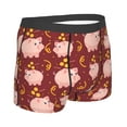 thumbnail image 3 of Disketp Cute Pig With Coins Men'S Boxer Briefs,Soft And Breathable Cotton Underwear With Comfortflex Waistband, 3 of 8