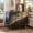 Black, variant on Christopher Knight Home Mid-Century Wood Nightstand with 2 Drawers, Fluted Pedestal, Natural, Set of 2