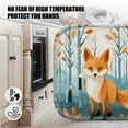 thumbnail image 5 of 4 Pack Pot Holders,Kitchen Essential, Potholder Set,Fox In A Birch Forest In Autumn Tones, 5 of 6