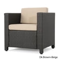 thumbnail image 5 of Noble House Puerta Outdoor Dark Brown Wicker Club Chair (Set of 2), 5 of 22