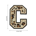 thumbnail image 2 of Uxcell Letras C Parches Leopardo Letras Planas C Parches 6CM/2.36" Proceso de Adhesivo Termofusible para Reparación de Ropa 3PCS, 2 of 7