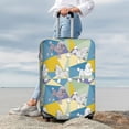 thumbnail image 4 of Wukai Cute Poodle Dog Elastic Luggage Cover: Personalized Protection for Your Suitcase - Fits 19~29-inch, Washable & Durable Travel Companion-Large, 4 of 8