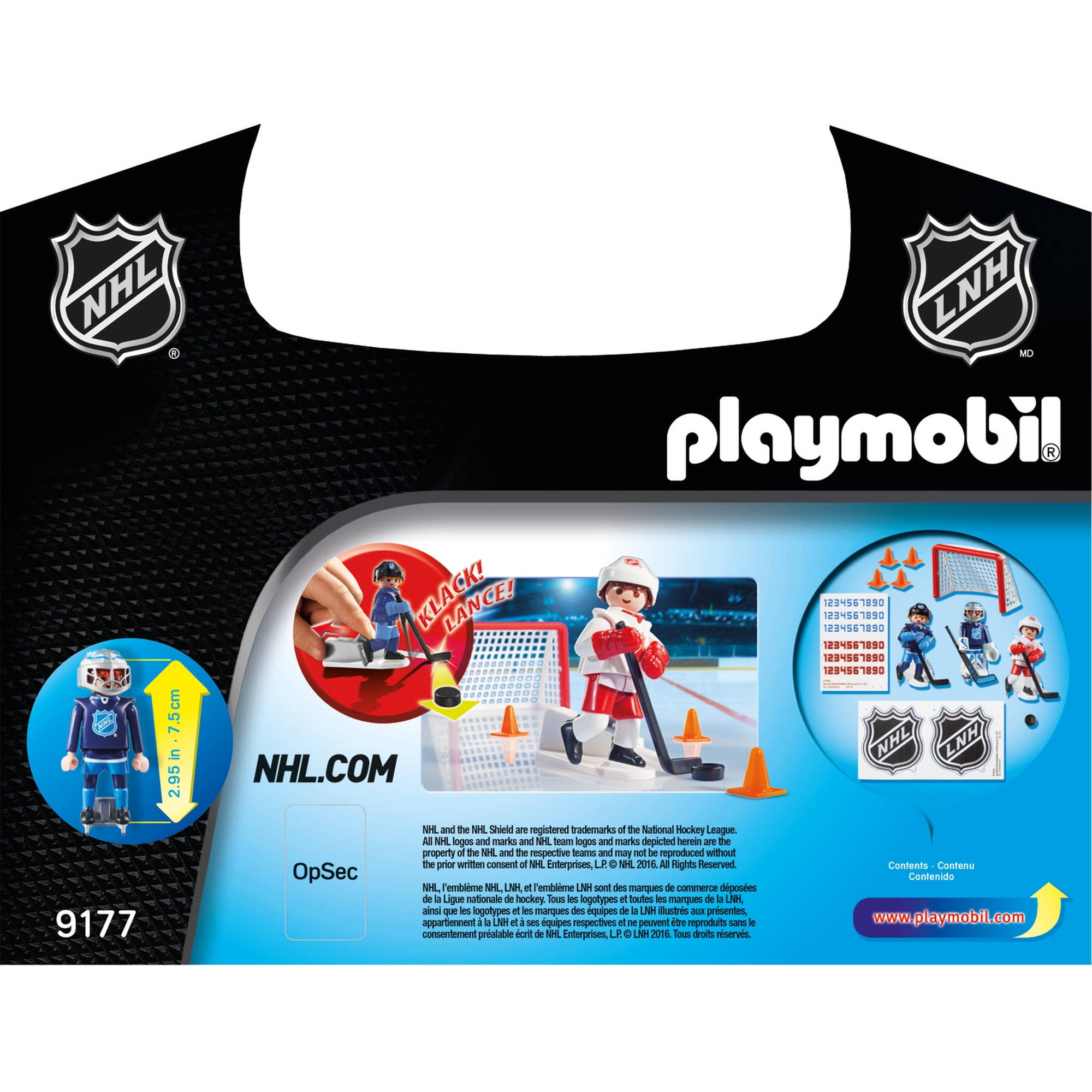 playmobil nhl shootout carry case