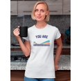thumbnail image 2 of You Are Limitless Art Shaped T-Shirt Women -Image by Shutterstock, Female Small, 2 of 4
