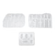 thumbnail image 5 of Moldes de fundición para joyería, fácil de desmoldar, tienda limpia, buena elasticidad, resistencia al desgarro, colgantes, molde de silicona con agujero, 3 uds., 5 of 5